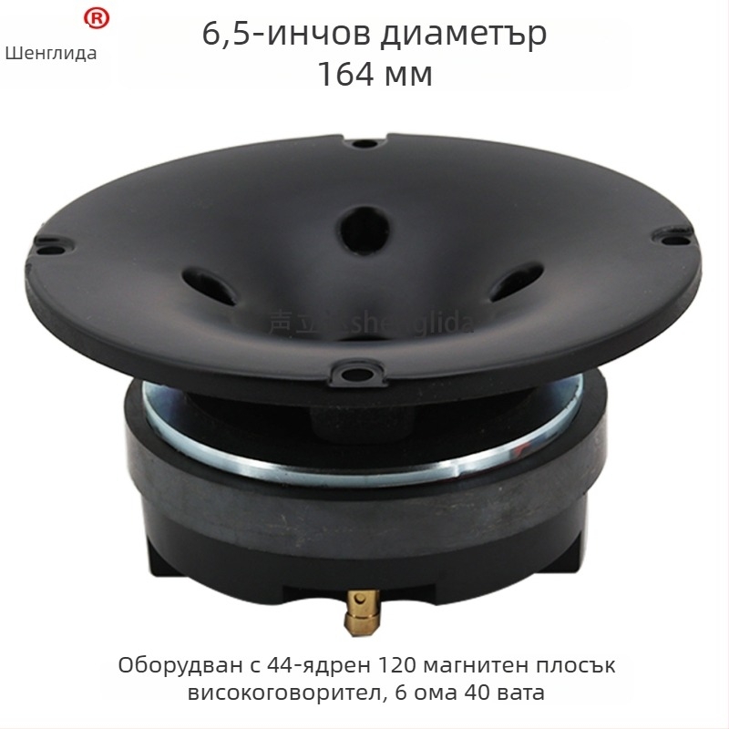 Кръгъл говорител с рупор за високочестотен звук, панелен дизайн, модифициран къс рупор от фибростъкло