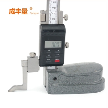 Неръждаема стомана дигитален висотомер с верньерова скала