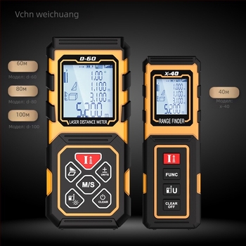VCHON Series D ръчен лазерен измервател на разстояние, обхват 0,03–60/80/100 м, точност ±2