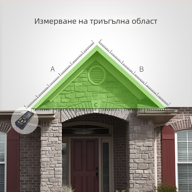 NF-277L Открит лазерен далекомер с инфрачервено измерване и електронна линейка с кръстовидна маркировка