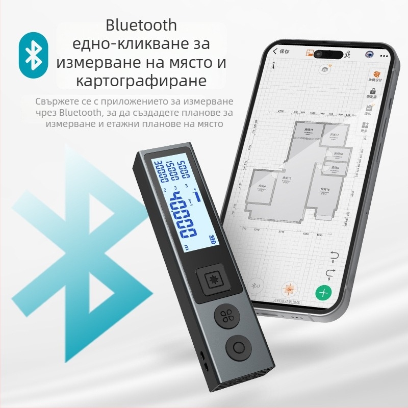 MiLESEEY мини лазерен измерител на разстояние – модел M130, код на продукта M120 серия