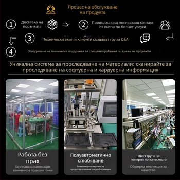 Безжичен CarPlay и Android Auto LCD екран с реверсивно изображение, Bluetooth свързаност, поддръжка на множество видео формати