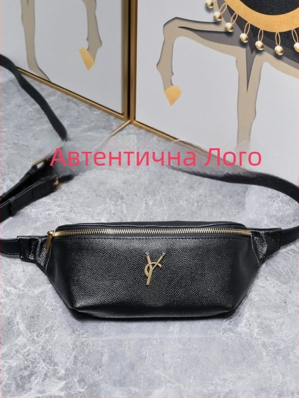 Чанта за колан с голямо лого; естествена кожа от първи слой; Пролет 2024; за свободно пътуване