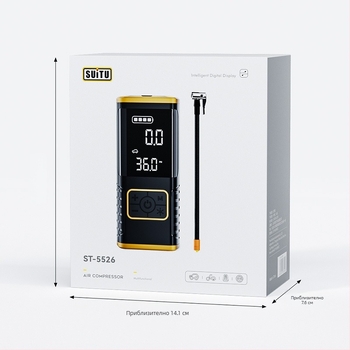 Безжична помпа за гуми за автомобил с цифров дисплей, висока мощност, едноцилиндров двигател, 11.1V, 35 л/мин