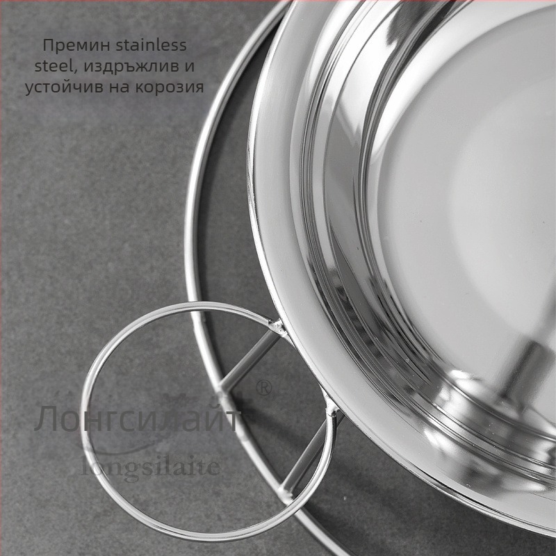 Стойка за печено пиле от неръждаема стомана с рамка от стоманени тръби — Hanmey