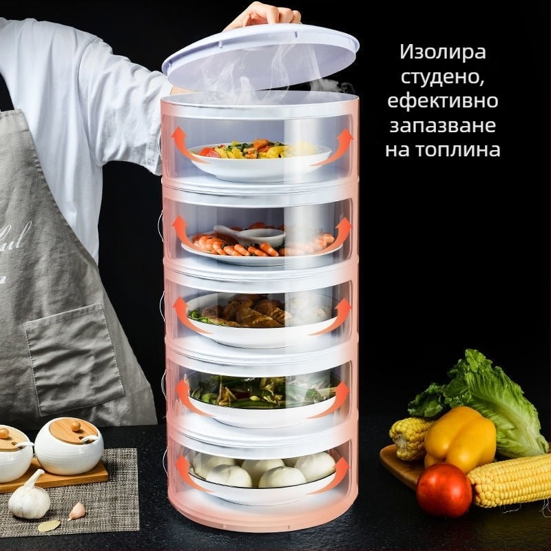 Капак за зеленчуци и остатъци — дишащ двупосочен кухненски капак; материал: полипропилен (PP); стил: модерен и минималистичен; категория: Оборудване за напитки; марка: Друг; качество: Premium