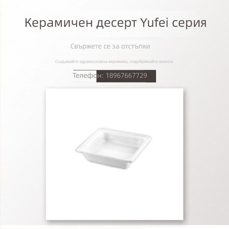 Буфетно оборудване с GN2/3 керамична плоча и двойна керамична плоча, порцелан, устойчив на високи температури