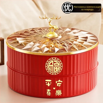 Разделена чиния за плодове за хол и маса за чай, PP материал, модерен стил, пускана през зимата 2020