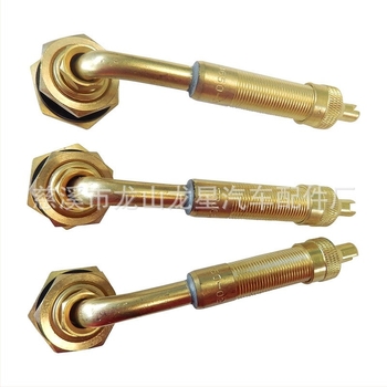 Клапан за безкамерни гуми за тежкотоварни автомобили — меден, голяма кухина на сърцевината, компресионен монтаж, 96 мм