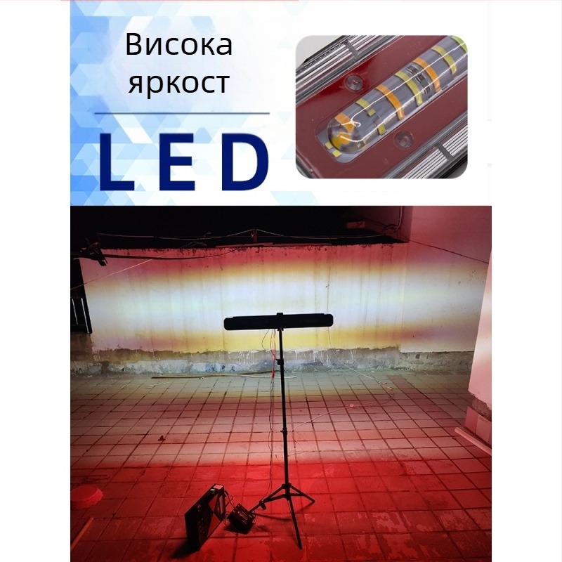 Камион задно мигащо LED светло с дълга лента, предупреждаващо светло за спиране и обратно, 24V