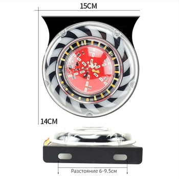 LED задно светло за камиони - водоустойчиво 4-в-1 светло за задна светлина, универсално 12-24V