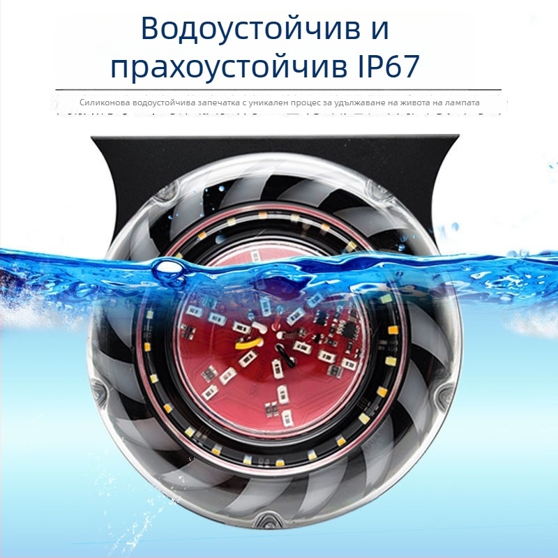 LED задно светло за камиони - водоустойчиво 4-в-1 светло за задна светлина, универсално 12-24V
