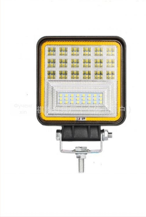 LED Работна светлина с COB прожектор за автомобили, камиони и мотокари – 126W, 12-80V, алуминиев корпус