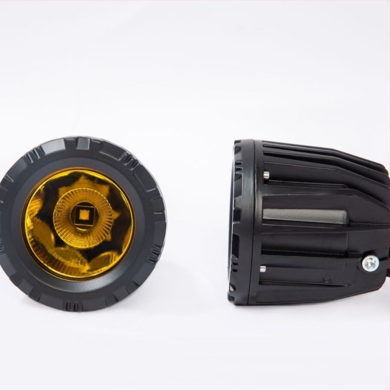 Автомобилен LED прожектор за работа, кръгла форма, висока яркост, 30W, 9–36V, 3000 lm, живот 50 000 ч.