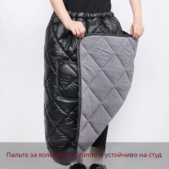 Ветроустойчива пола за електрически велосипед; пластмасова конструкция, водоустойчива, възможност за печат на лого