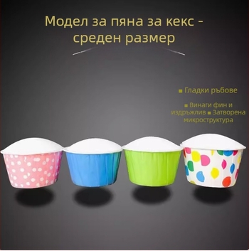 Fan Yi Форма за пяна торта — модел за печене, PS материал, нееднаква форма, предназначение: практика