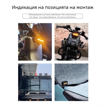 Nanteng LED прожектор за офроуд автомобили, правоъгълен алуминиев корпус/PC капак, 21W, DC12-60V, 30 000 ч, 6000-6500K, модел 526F60W