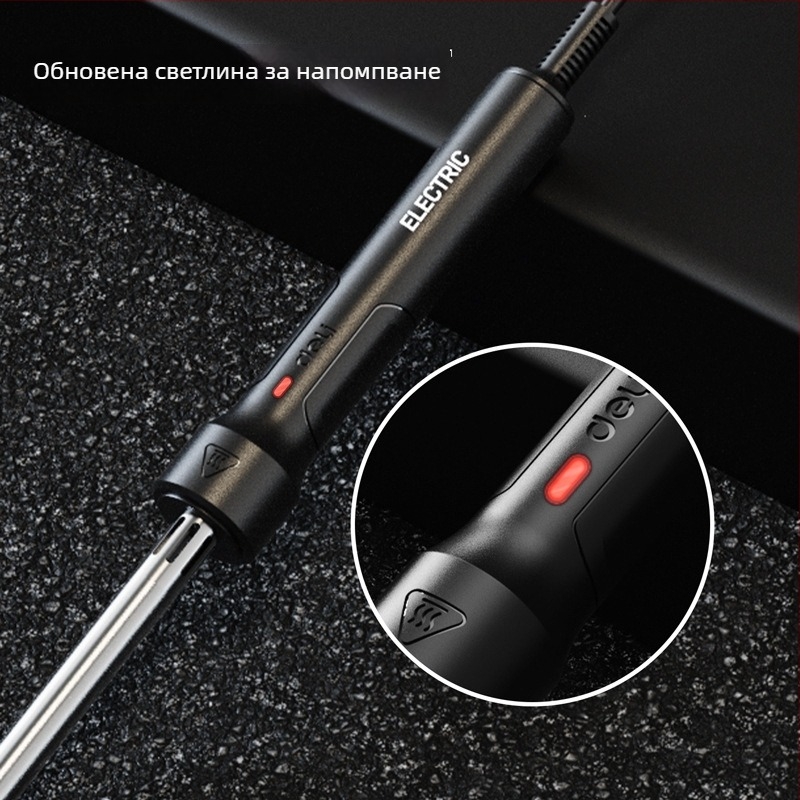 Deli DL8860 външен паялник с константна температура, 60W, 220V, върха 907