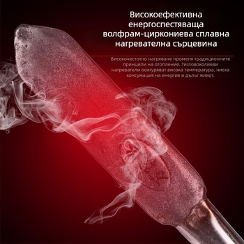 Wanjia брандирана електрожна за запояване с дървена дръжка, 220V, електрическо нагряване, за премахване на свински косми