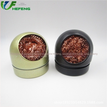 Почиствател за паялни дюзи Hefeng Tool, серия Nozzle Cleaning Tools, с tin-absorbing copper ball, кръгъл връх