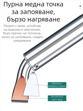 Високопроизводителен паялник, професионално и индустриално качество, инструмент за електроника и заваряване