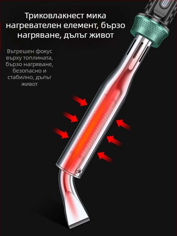 Високопроизводителен паялник, професионално и индустриално качество, инструмент за електроника и заваряване