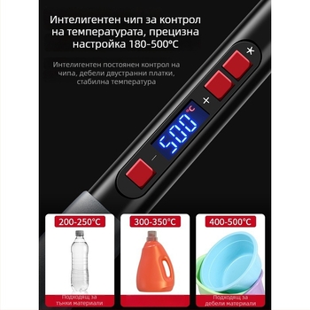 Deer Fairy електрически нагряващ инструмент за гравиране и рязане на пластмаса, KT платка, спонжен пяна, инструмент за топено пробиване