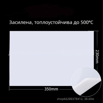 Високотемпературна силиконова изолационна подложка за заваряване, силиконов материал, дебелина 3
