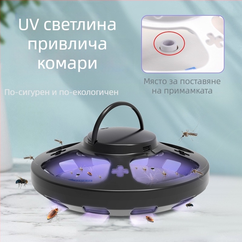 LED уловител за летящи насекоми – модел 9109, LED лампа, 3W, 5V, CE сертифициран