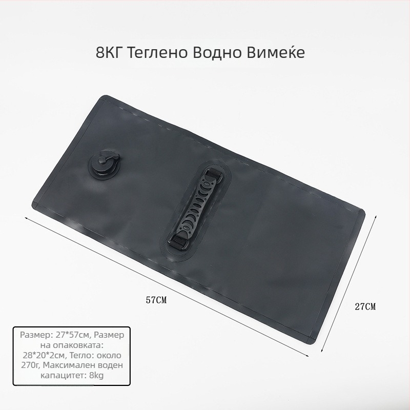 Водна чанта с тежест за къмпинг – здрав PVC мрежест материал, водоустойчив плат, голям капацитет, персонализиране с лого