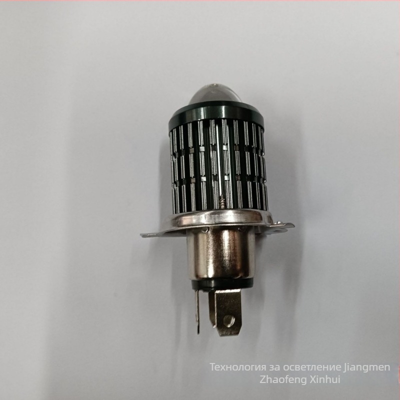 H4 LED фар за мотоциклет – 25W, 2500lm, 12-85V, корпус от авиационен алуминий за отвеждане на топлината, водоустойчив и прахоустойчив