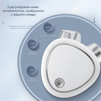 USB презареждащ се масажор с две глави и двойни ролки, преносим, IPX8 водоустойчив, вградена батерия под 300 mAh, за домашна употреба
