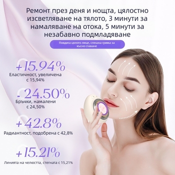 Dicai Микротоково устройство за лице за повдигане, нефритово фотонно подмладяване и инфузия на есенция, за домашна употреба