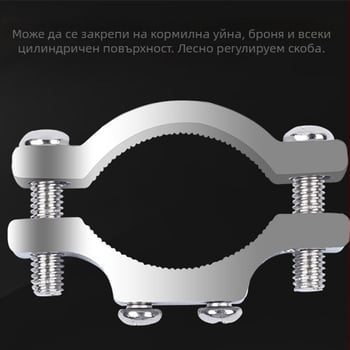 LED прожектор за мотоциклет, алуминиево тяло, вход 12-80V, IP65 водоустойчив, 3030 LED (2W), светлинен поток 110 lm