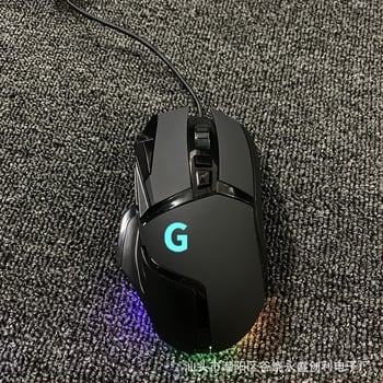 Гейминг мишка G502 – жична, RGB осветление, 7200 DPI, 8 бутона, оптичен сензор