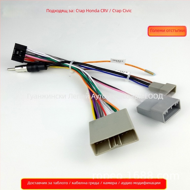 Рамка за навигационен панел с голям екран за Honda Civic осмо поколение (06-11) — материал пластмаса, 12V, тегло 500 g, марка Peak