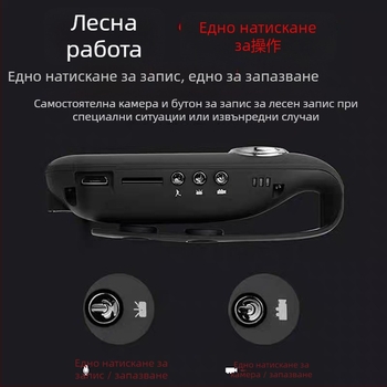 Професионална камера с 10x оптично увеличение, CCD сензор, LCD 1,5-инчов екран, електронна стабилизация на изображението