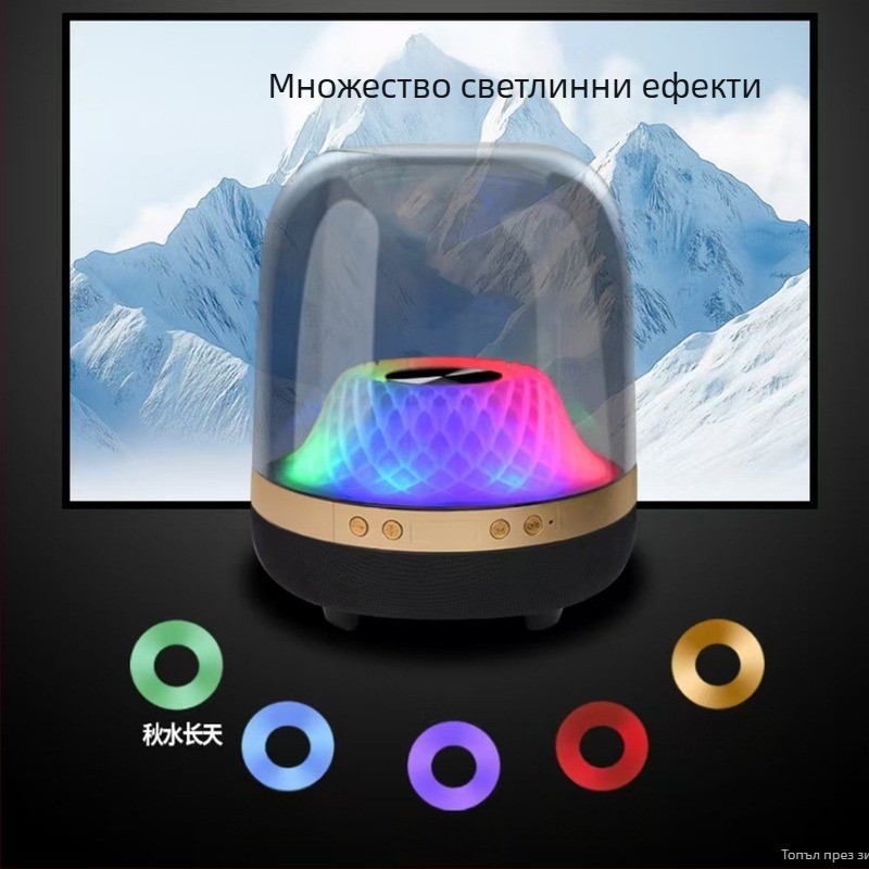 Безжичен Bluetooth говорител с 5 високоговорителя, IPX5 водоустойчив, Bluetooth 5.3, вградена батерия 4000–6000 mAh, 40 W номинална мощност