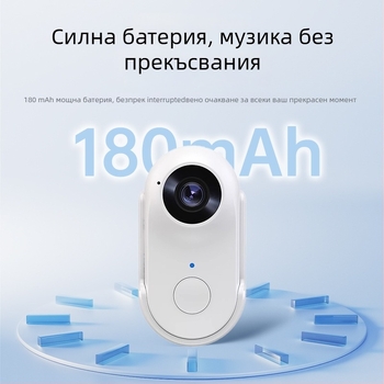 WiFi мини камера за пръст, 2MP, ABS корпус, модел A100+, видеорекордер за мотоциклети и домашни любимци