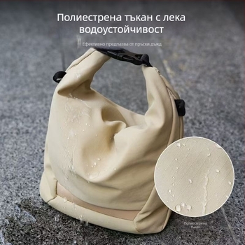Чанта за камера през рамо, ултралека, разширяем капацитет, полиестерна материя, за DSLR и безогледални камери, унисекс, урбан минималистичен стил
