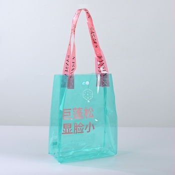 PVC лазерна чанта с персонализирано лого, чанта с цип за многократна употреба