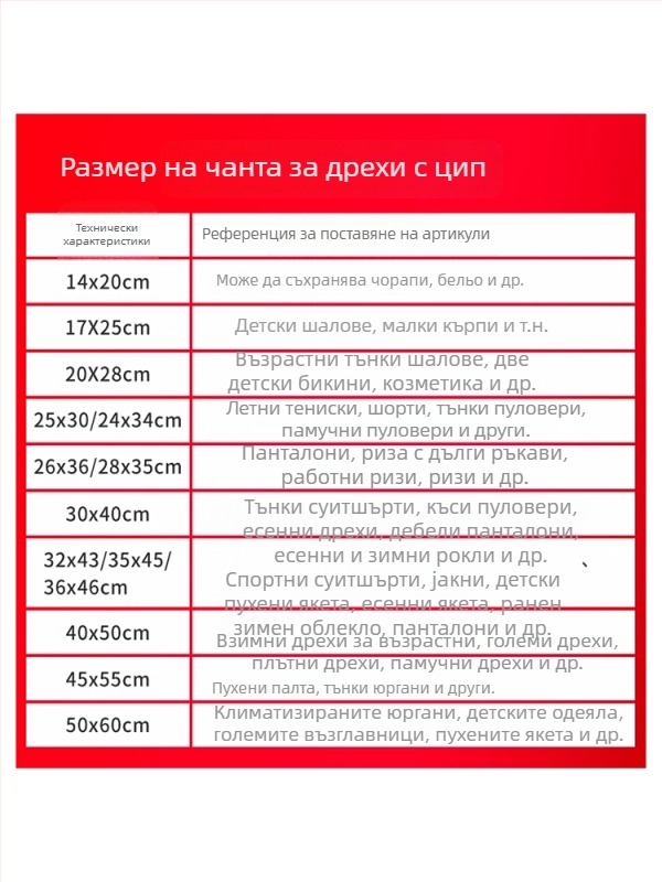 Чанта за дрехи със цип, прозрачно матирана за съхранение, самозатваряща се, удебелена, персонализирана с печат