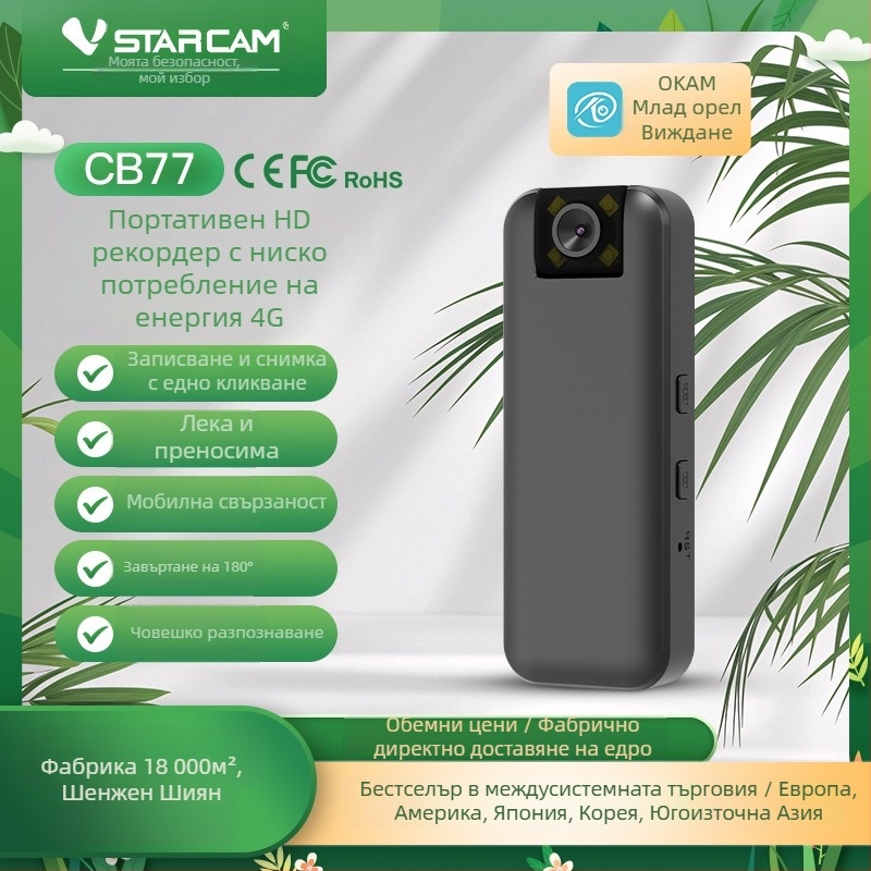 Vistakon CB77/CB77W хемисферна глава, Snap-on монтаж, вертикално завъртане 180°, хоризонтално завъртане 96°, ограничение на въртенето 180°, за офис употреба.