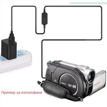 AC-L200 USB адаптер за Sony DV камера – захранване и кабел за зареждане, стандартна опаковка