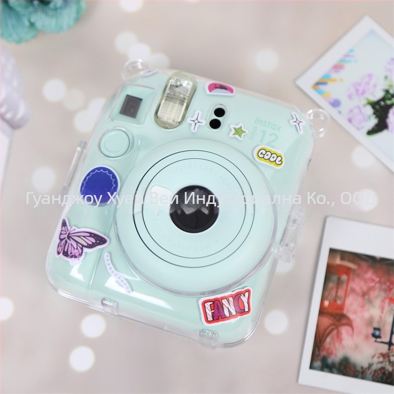 Защитен калъф за камера Polaroid crystal shell за instax mini12, OEM пластмаса PC, марка goldennard