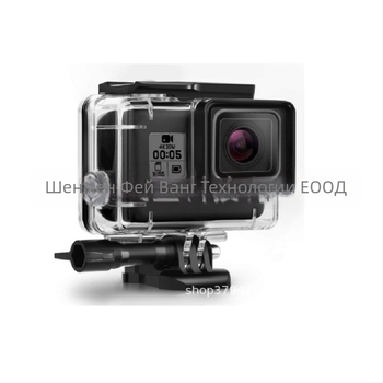 GoPro Hero8 водоустойчива кутия за камера — PC корпус, дълбока водоустойчивост, ударопоглъщане, защита на камерата, пасва на GoPro Hero8; за плуване, гмуркане, сърф и ски; пакет: 1 водоустойчива обвивка