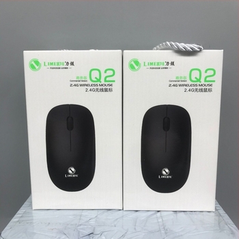 Безжична мишка Q2, двуклавишна, 1000dpi, оптично управление, plug-and-play