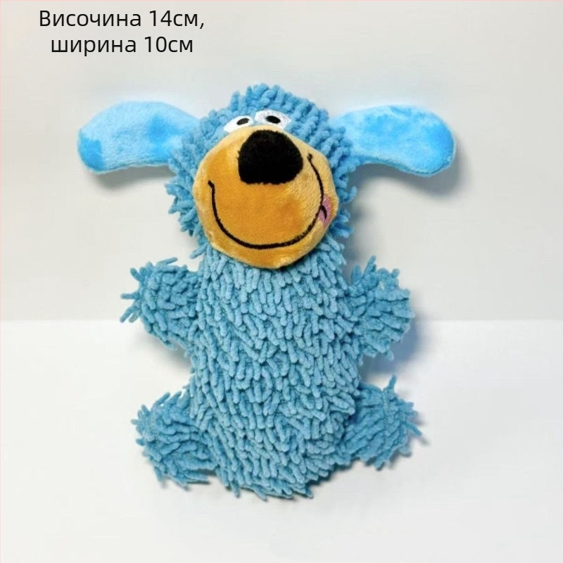 Кучешка играчка – интерактивна плюшена играчка със звук за дъвчене и почистване на зъбите (Марка: Senye; Материал: плюш; Внос: Не)