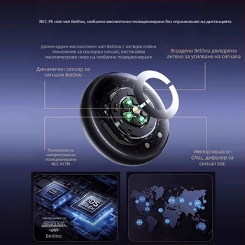 GPS тракер за електрически мотоциклет — модел T-02S, марка Nothing, локатор против загуба