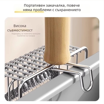 2-в-1 лъжичка за котешки пясък от неръждаема стомана; дизайн с фино дупчен отвор; двойнa функция